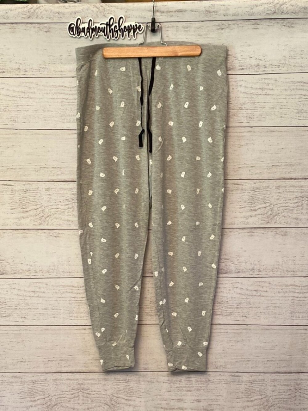 Viral TJ Maxx Cynthia Rowley Halloween Ghost Print Pajama Jogger Pants Plus 1X